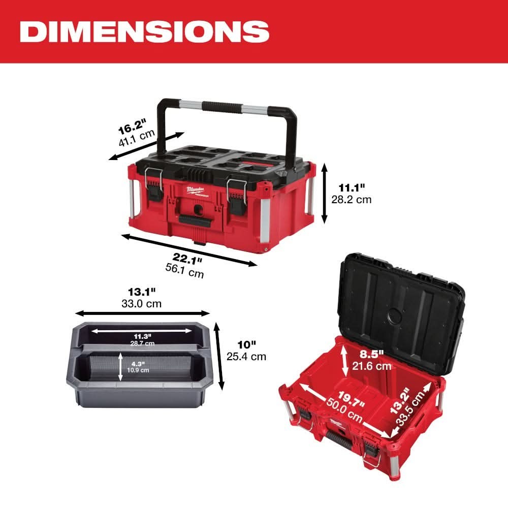 Milwaukee 48-22-8425 PACKOUT Large Tool Box (Promo)