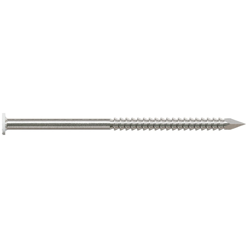 Simpson Strong-Tie S5SNDW1 Painted Siding Nail, 1-3/4-in. x .083-in. Type 304 Stainless Steel, White, 1-lb.