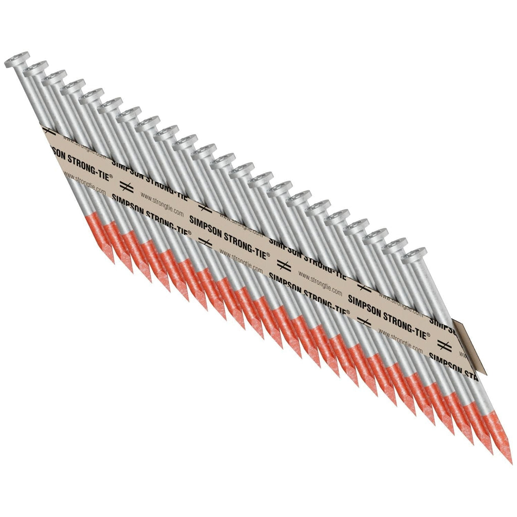 Simpson Strong-Tie Strong-Drive 33-Degree SCN Smooth-Shank Connector Nail, 2-1/2-in. x .148-in. HDG, 2500-Pack (N10DHDGPT2500)