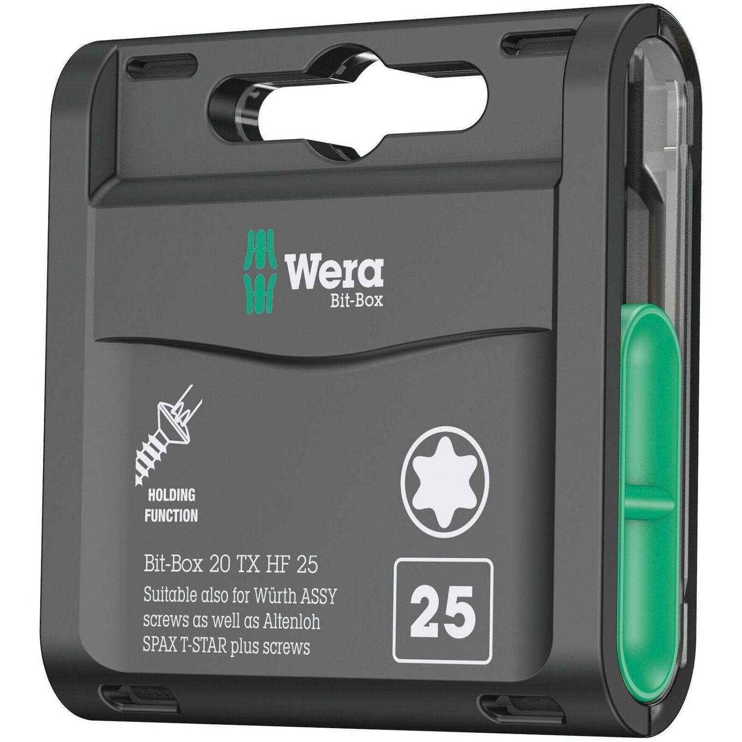 Wera Bit-Box 20 Torx Hf, Torx 25x25-mm., 20-Pieces