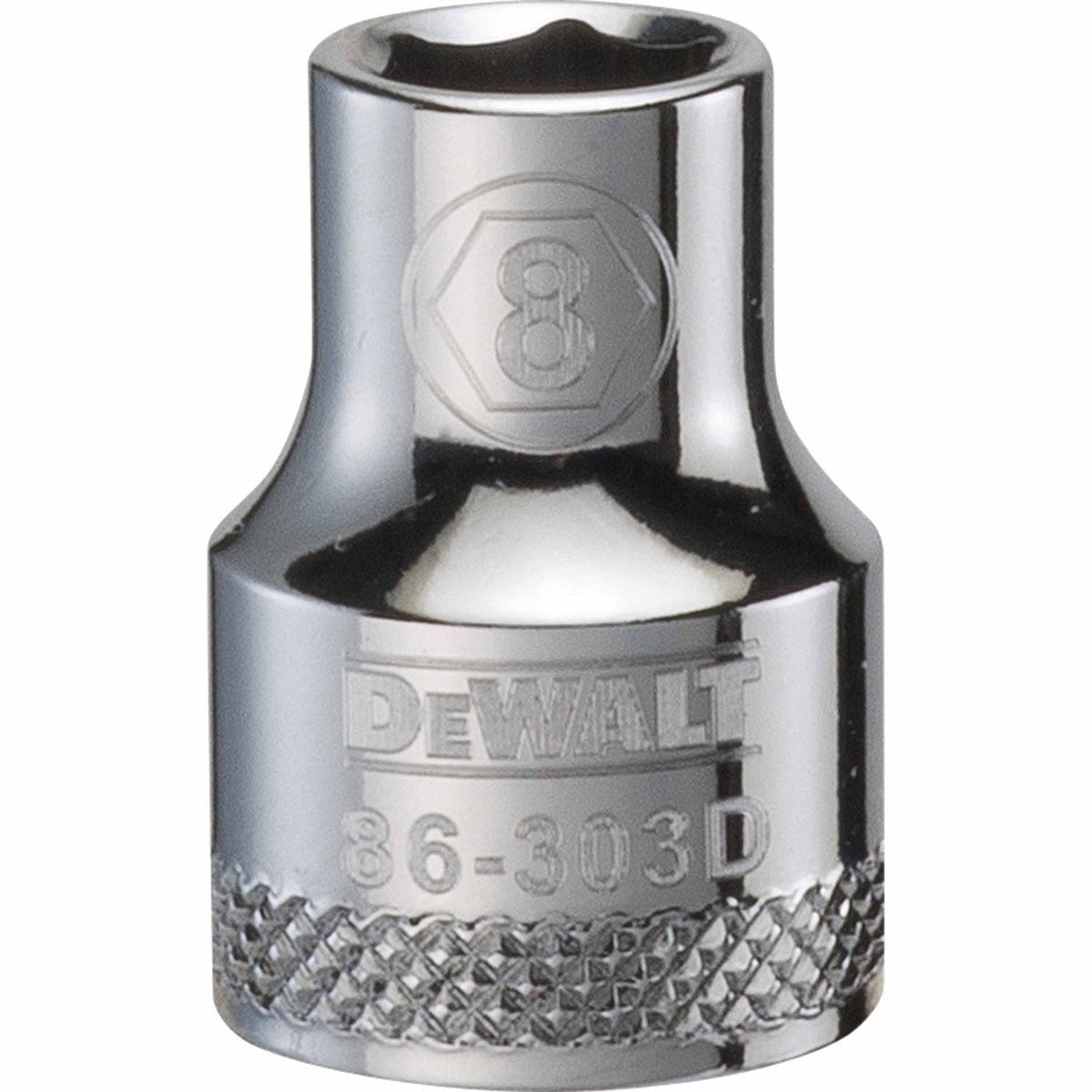 DeWalt 3/8-in. Drive 8 mm 6-Point Socket with Knurled Ring (DWMT86303OSP)