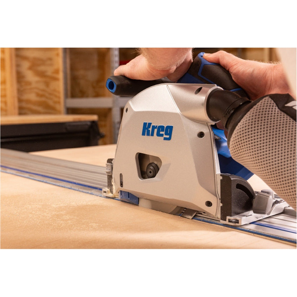 Kreg 20V Ionic Drive 6-1/2-in. Cordless Plunge-Cut Track Saw, Tool Only (KPTPS100A)