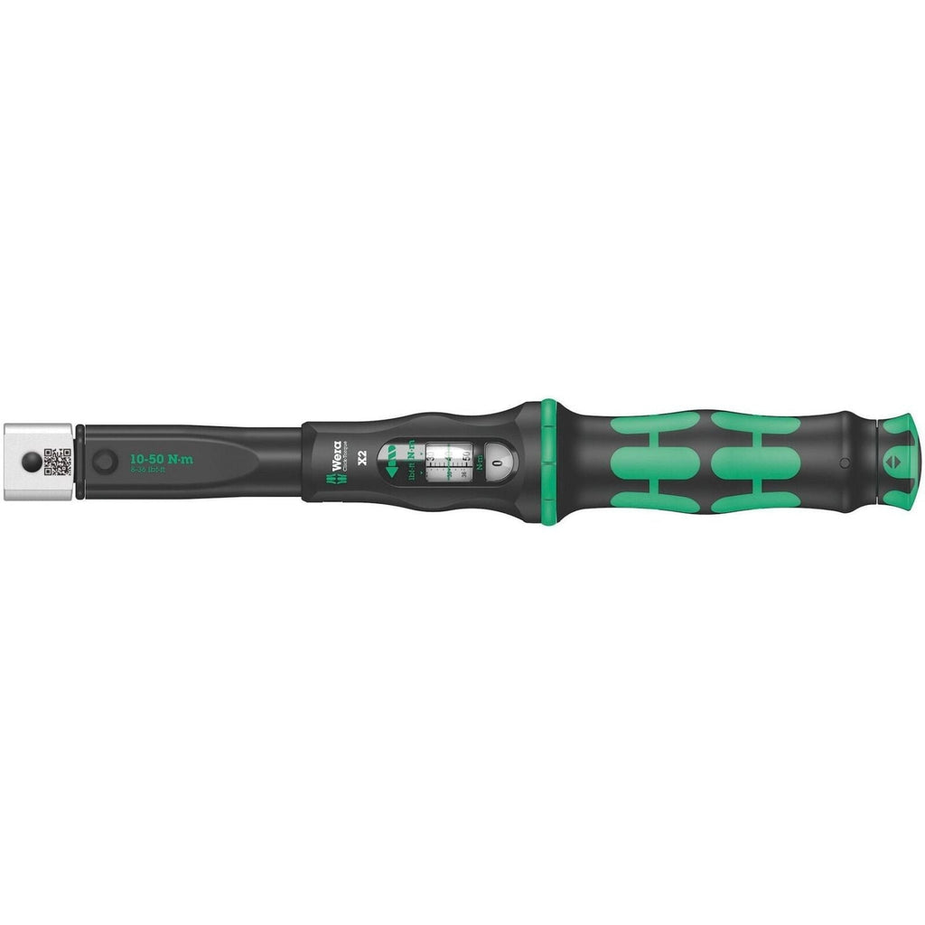 Wera Click-Torquex2 Torque Wrench For Insert Tools, 10-50 Nm, 9X12x10-50 Nm
