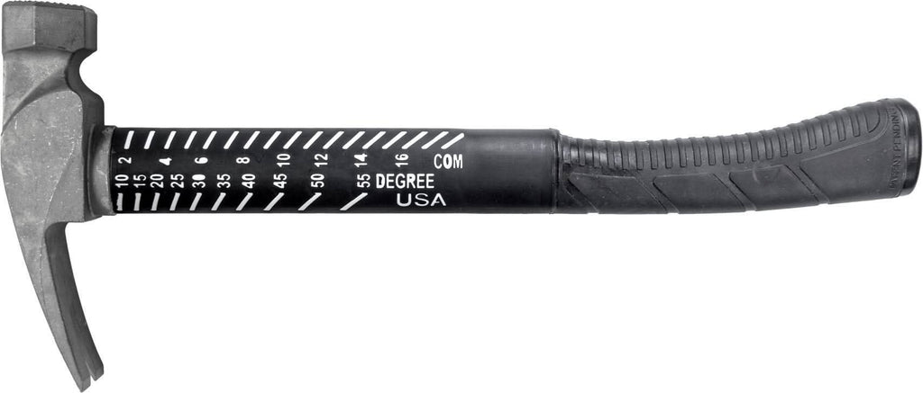 Boss Hammers BH16TIPFM 16 oz Titanium Hybrid Milled Face Hammer with Fiberglass Handle