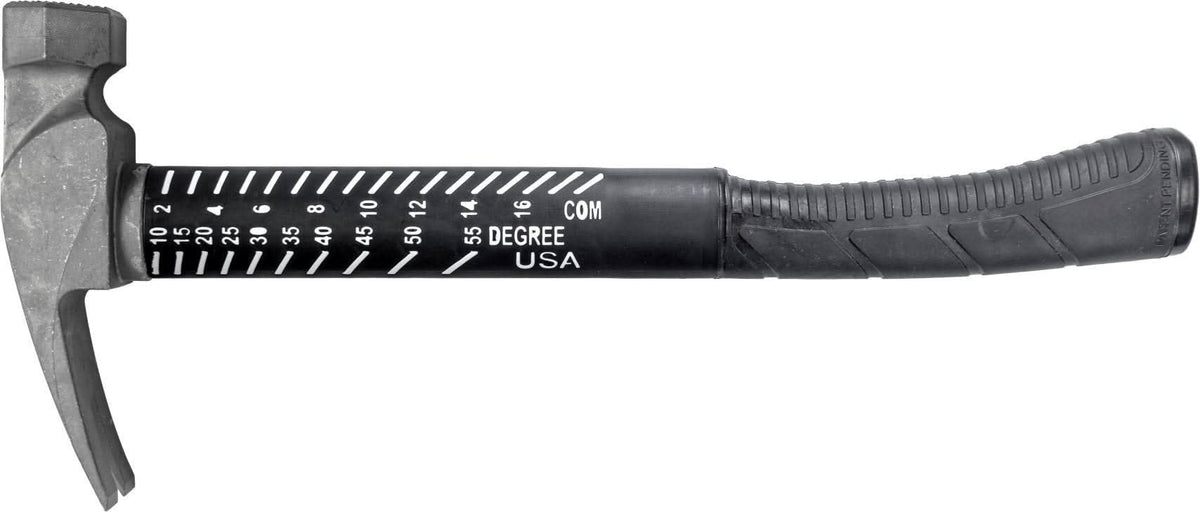Boss Hammers BH16TIPFM 16 oz Titanium Hybrid Milled Face Hammer with Fiberglass Handle