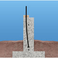 Simpson Strong-Tie SABR1X30HDG SABR 1-in. x 30-in. Hot-Dip Galvanized Anchor Bolt