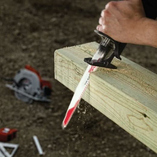 Milwaukee 48-01-6035 6" 5 TPI Sawzall Recip Blades, 50-Pack
