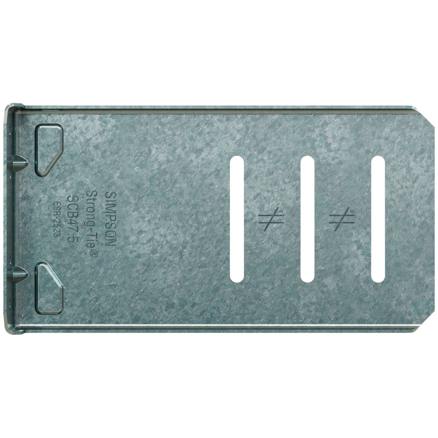 Simpson Strong-Tie SCB47.5-KT SCB 7-1/2-in. 16 ga. Bypass Framing Slide-Clip Connector w/ Screws, 25-Pack