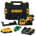 DeWalt DCLE34220G 12V / 20V MAX Cross Line 2-Spot Combo Green Laser 2.0Ah Kit
