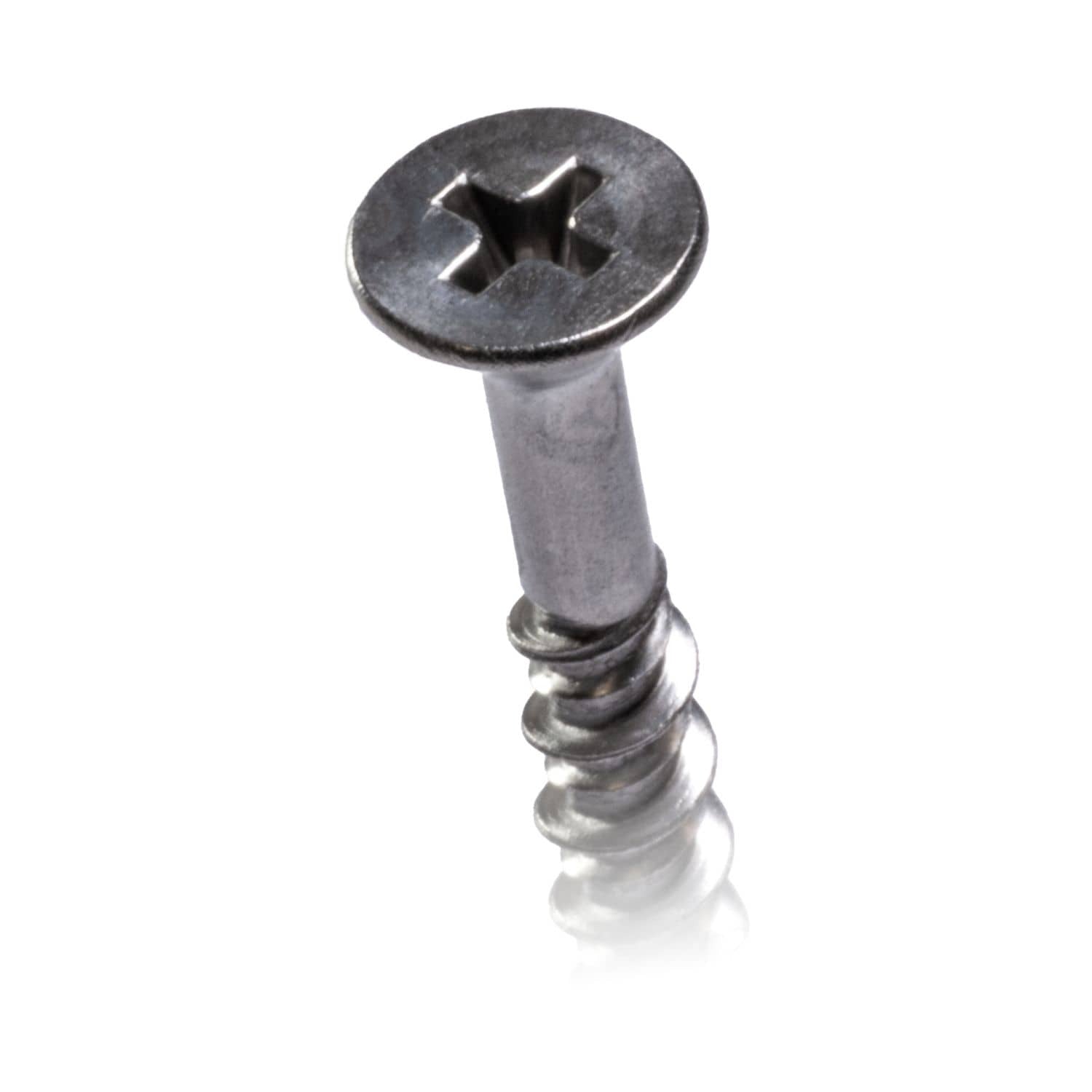 Simpson Strong-Tie T10J150FX-RP12 Marine Screw, Flat Head, #10 x 1-1/2-in. #2 Phillips Drive, Type 316, 12-Pack