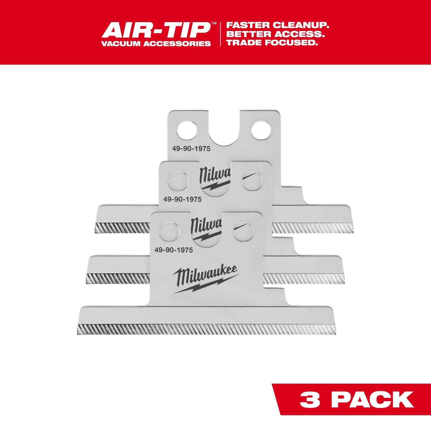 Milwaukee 49-90-1975 AIR-TIP Debris Scraper Blade 3-Pack