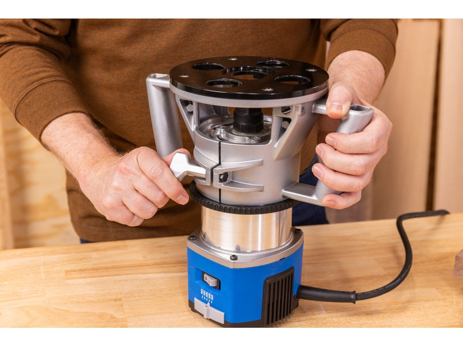 Kreg 3-1/4 HP SureSpeed Fixed-Base Router (PRSPR325)