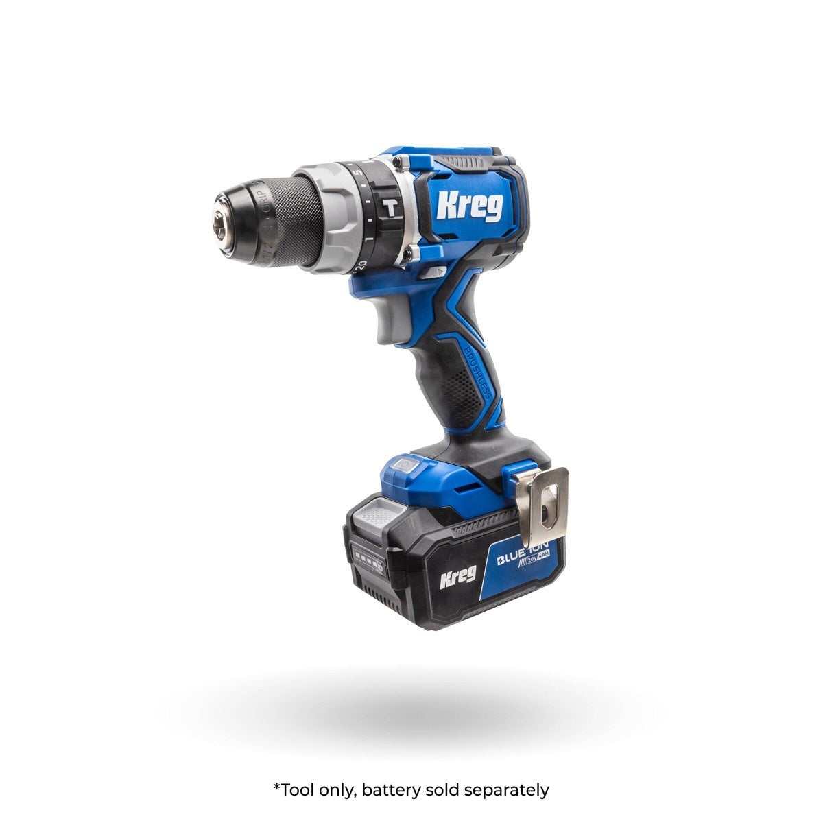 Kreg 20V Ionic Drive 1/2-in. Cordless Compact Hammer Drill, Tool Only (KPTCHD050B)