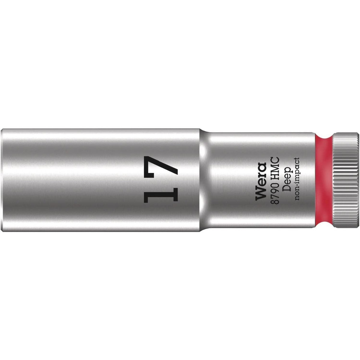 Wera 8790 Hmc Deep Socket With 1/2-in. Drive, 17x83-mm.