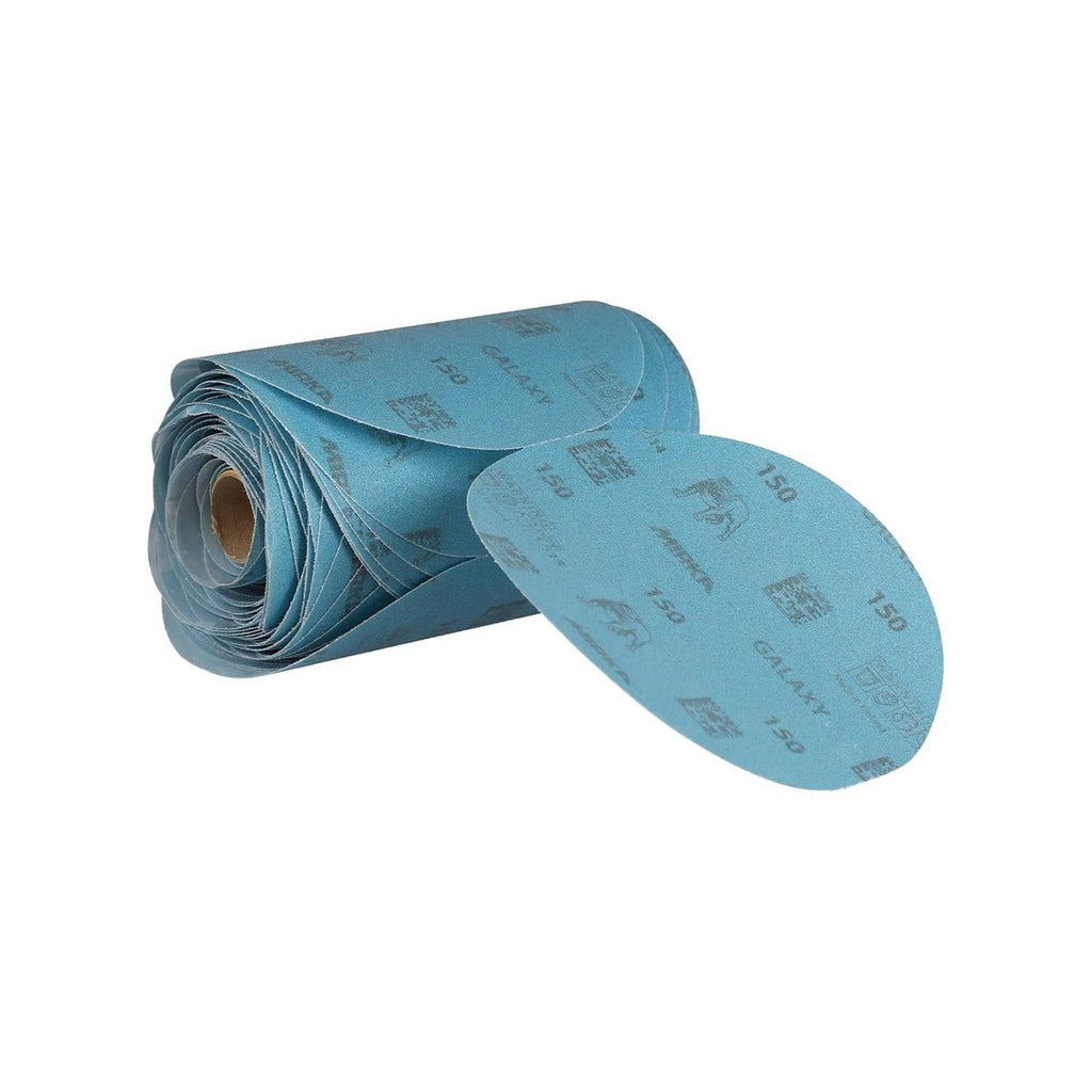 Mirka Galaxy 6-in. 150 Grit PSA Sanding Disc Roll, 100-Pack, No-Hole (FY-6PF-150)