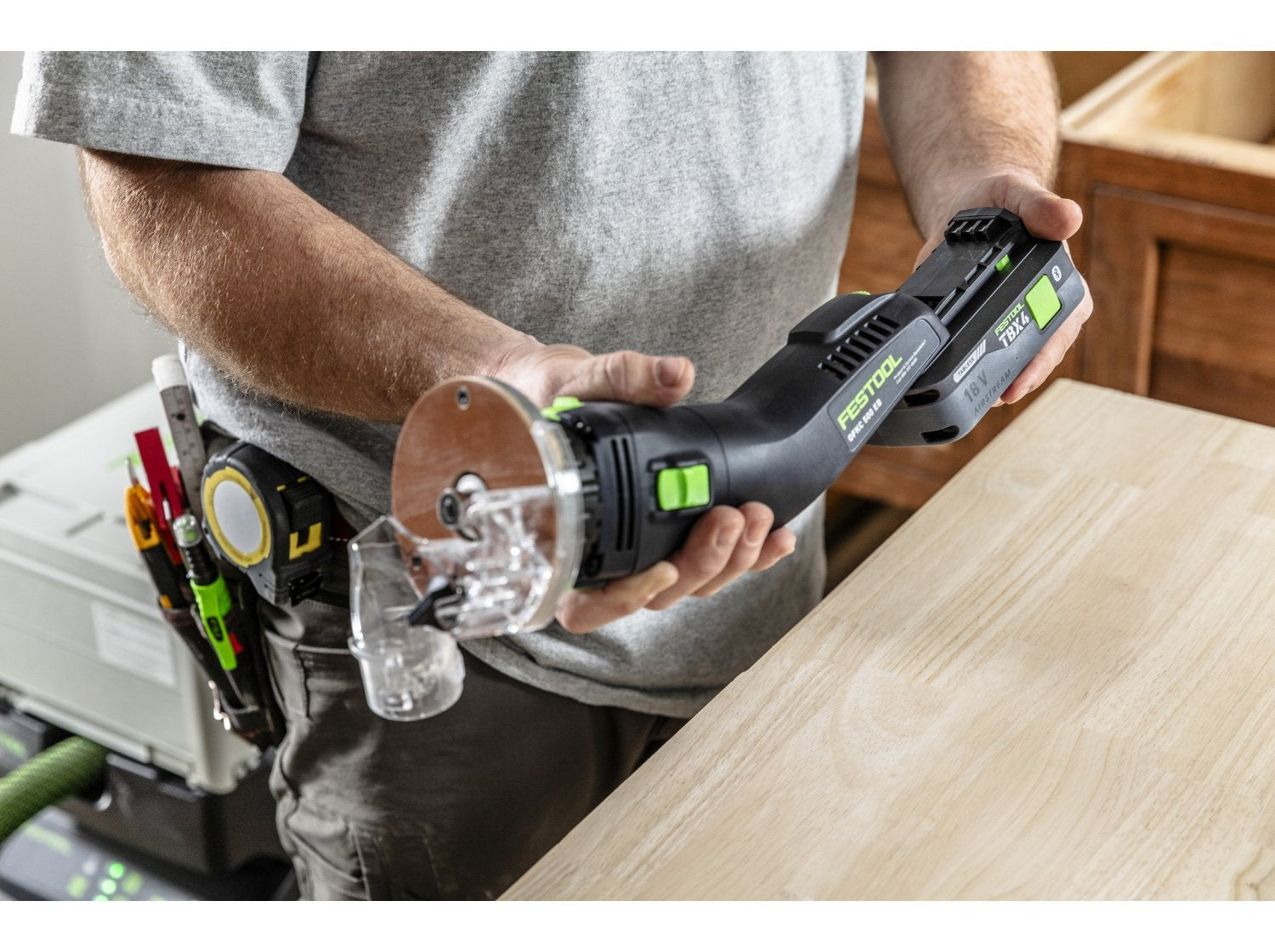 Festool OFKC 500 R3 EB-Basic 18V Cordless Palm Edge Router (577986)