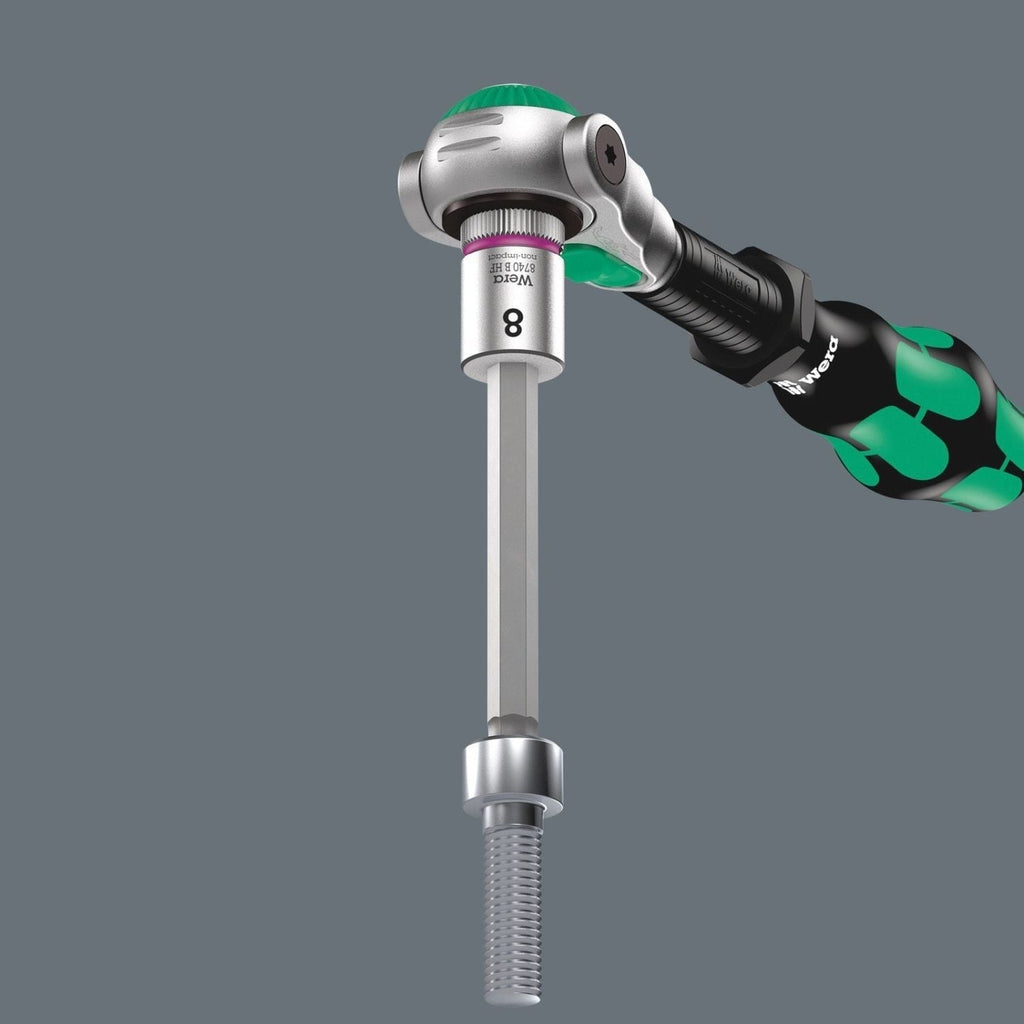 Wera 8740 B Hf Imperial 1 Zyklop Bit Socket Set With Holding Function, 3/8-in. Drive, 7-Pieces