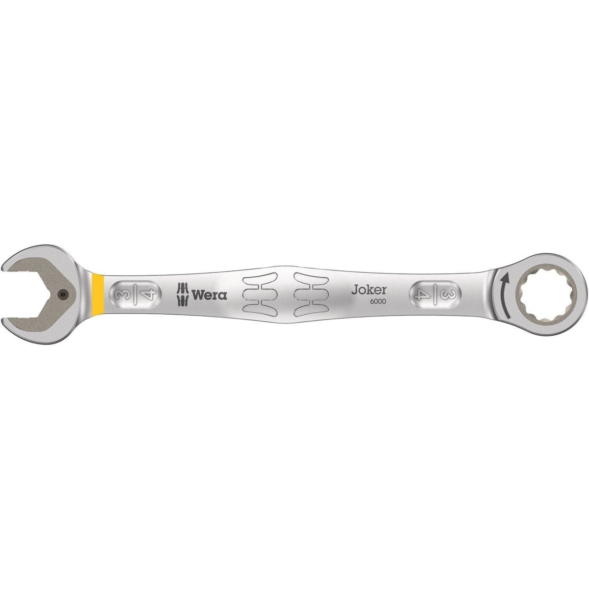 Wera 6000 Joker Ratcheting Combination Wrenches, Imperial, 3/4-in.x246-mm.