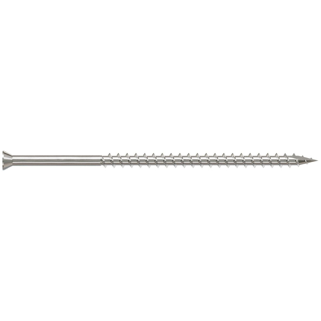 Simpson Strong-Tie S09400FB1 Trim-Head Screw, Square Drive, #9 x 4-in. #2 SQ, Type 305, 1-lb.