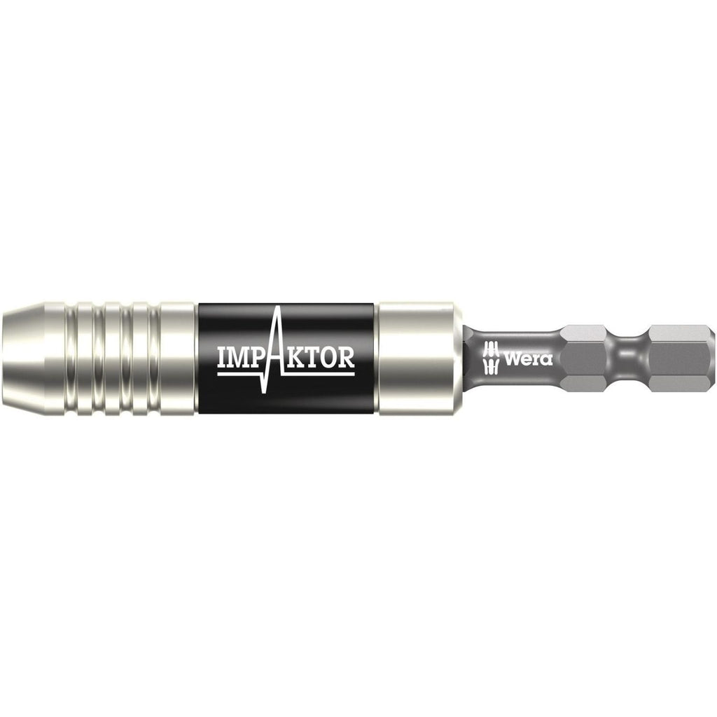 Wera 897/4 Imp Impaktor Holder With Retaining Ring And Magnet, 1/4-in.x75-mm.