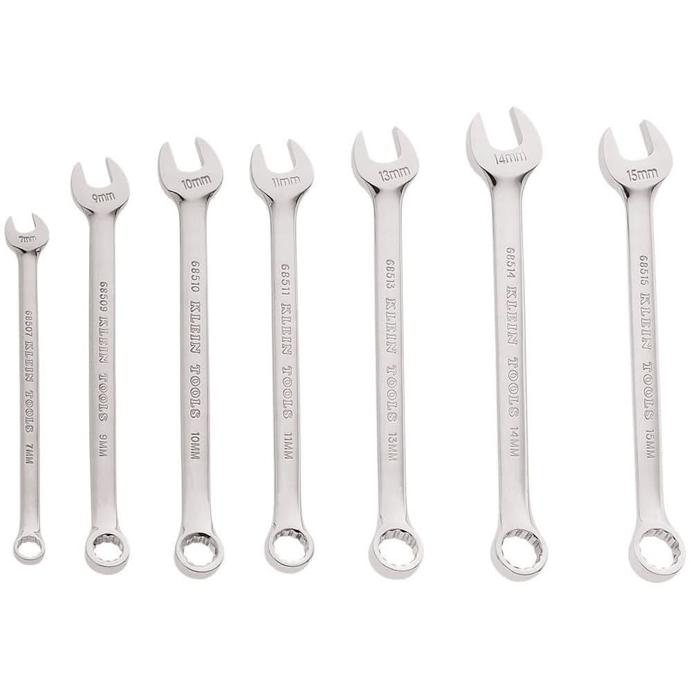 Klein 68500 7-Piece Metric Combination Wrench Set