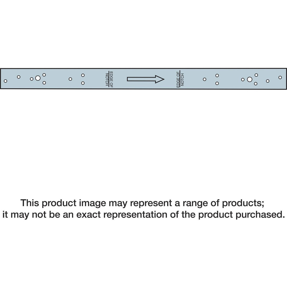 Simpson Strong-Tie RPS18 RPS 18-5/16-in. 16-Gauge Galvanized Retrofit Strap Tie