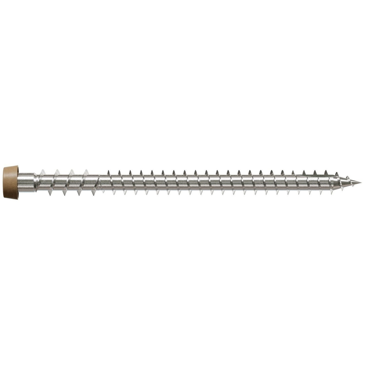 Simpson Strong-Tie DCU234P305TN05 Deck-Drive DCU COMPOSITE Screw, #10 x 2-3/4-in. T20, Type 305, Tan 05, 350-Pack