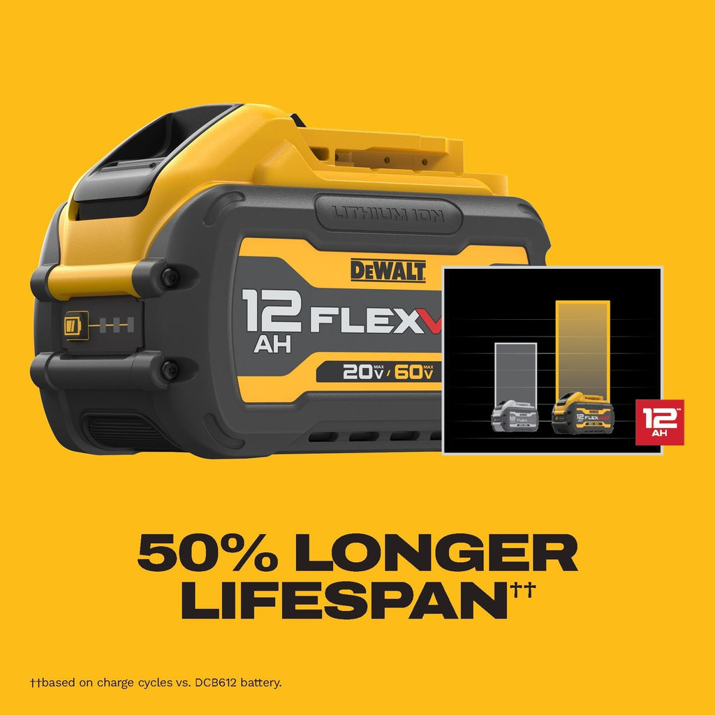 DEWALT 20V/60V MAX FlexVOLT 12.0Ah Tabless Battery (DCB6112)