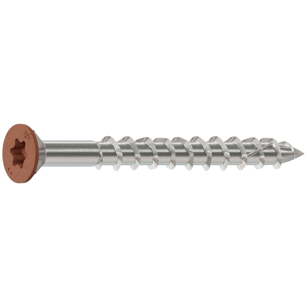 Simpson Strong-Tie S10250WCI Deck-Drive DWP WOOD SS Screw, #10 x 2-1/2-in. T25, Trim Head, Type 305, Tan 03, 1750-Pack