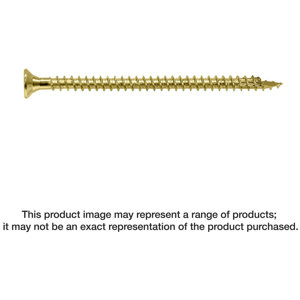 Simpson Strong-Tie SDCF271958-R25 Strong-Drive SDCF TIMBER-CF Screw, 0.390-in. x 19-5/8-in. T50, Yellow Zinc, 25-Pack