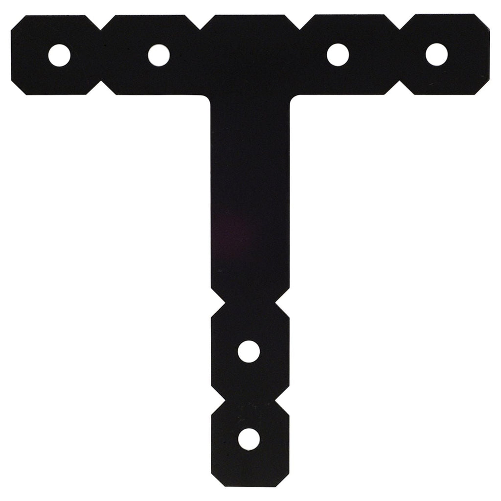 Simpson Strong-Tie OT OT 12-in. x 12-in. Black Powder-Coated Ornamental T Strap