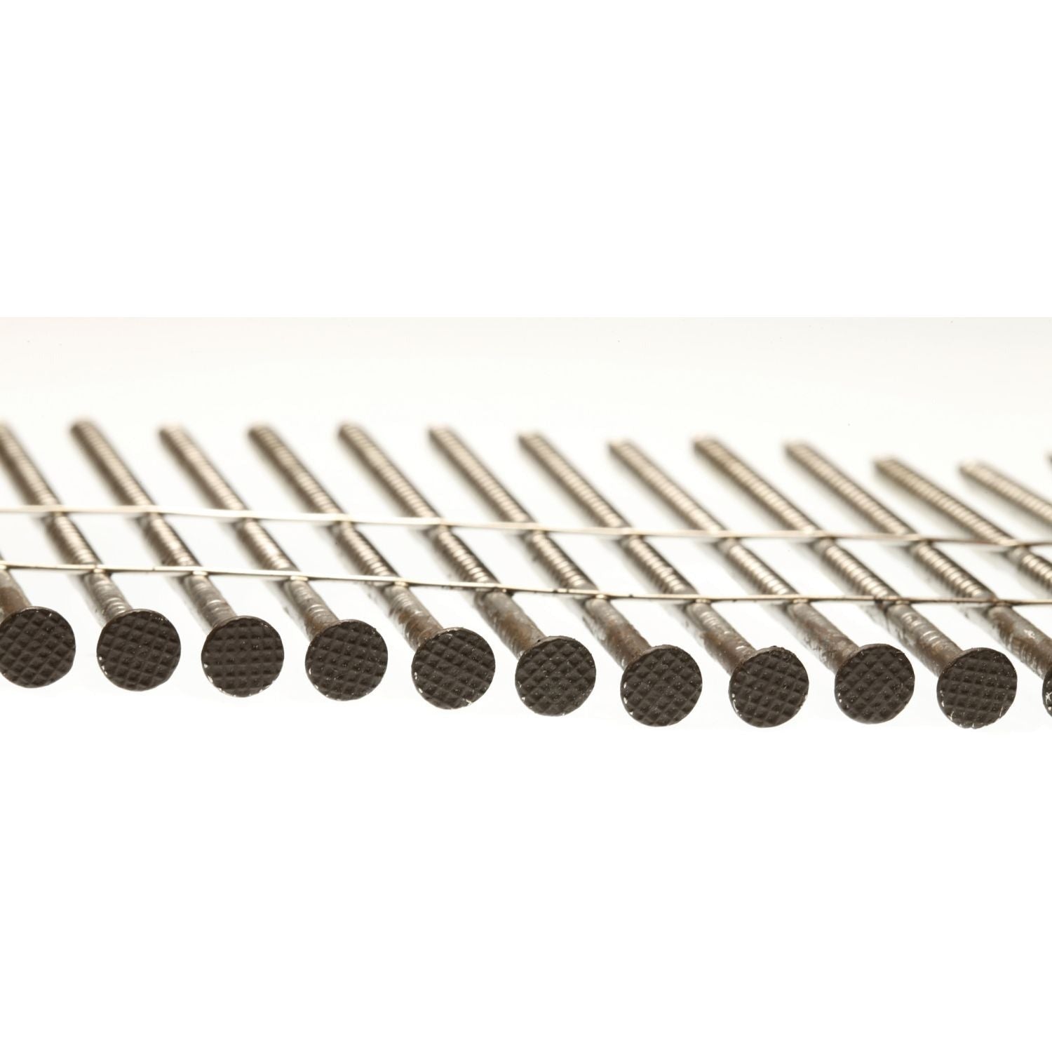 Simpson Strong-Tie S13A200CCB 15° Wire Coil, Painted Full Round Head, Ring-Shank Nail, 2-in. x .092-in. Type 304, Dark Brown, 3600-Pack