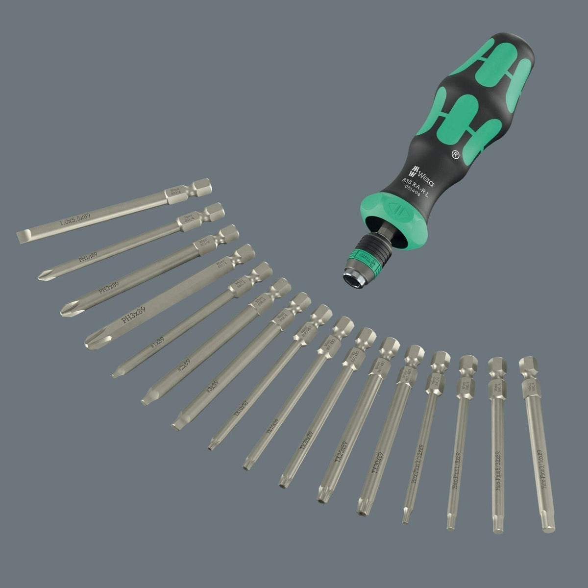 Wera Kraftform Kompakt 60 Ra-R Imperial 1, 17-Pieces