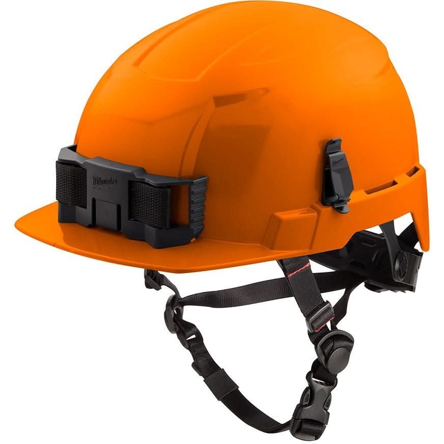 Milwaukee 48-73-1333 Orange Front Brim Safety Helmet - Type 2, Class E