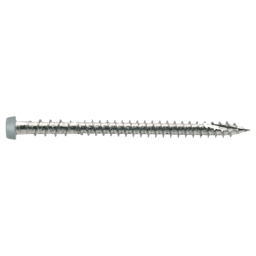 Simpson Strong-Tie DCU234S316GR05 Deck-Drive DCU COMPOSITE Screw (Collated), #10 x 2-3/4-in. Type 316, Gray 05, 1000-Pack