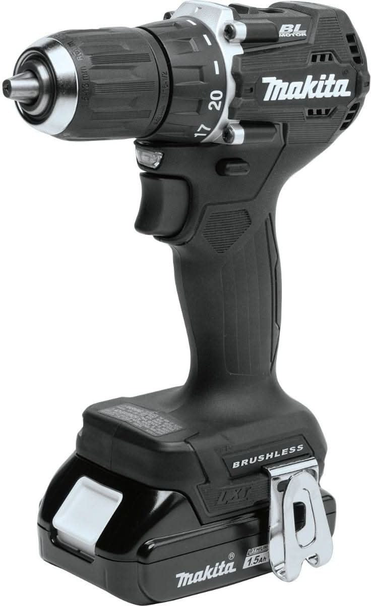 Makita XFD15SY1B 18V LXT Lithium-Ion Sub-Compact Brushless Cordless 1/2" Driver-Drill Kit (1.5Ah)