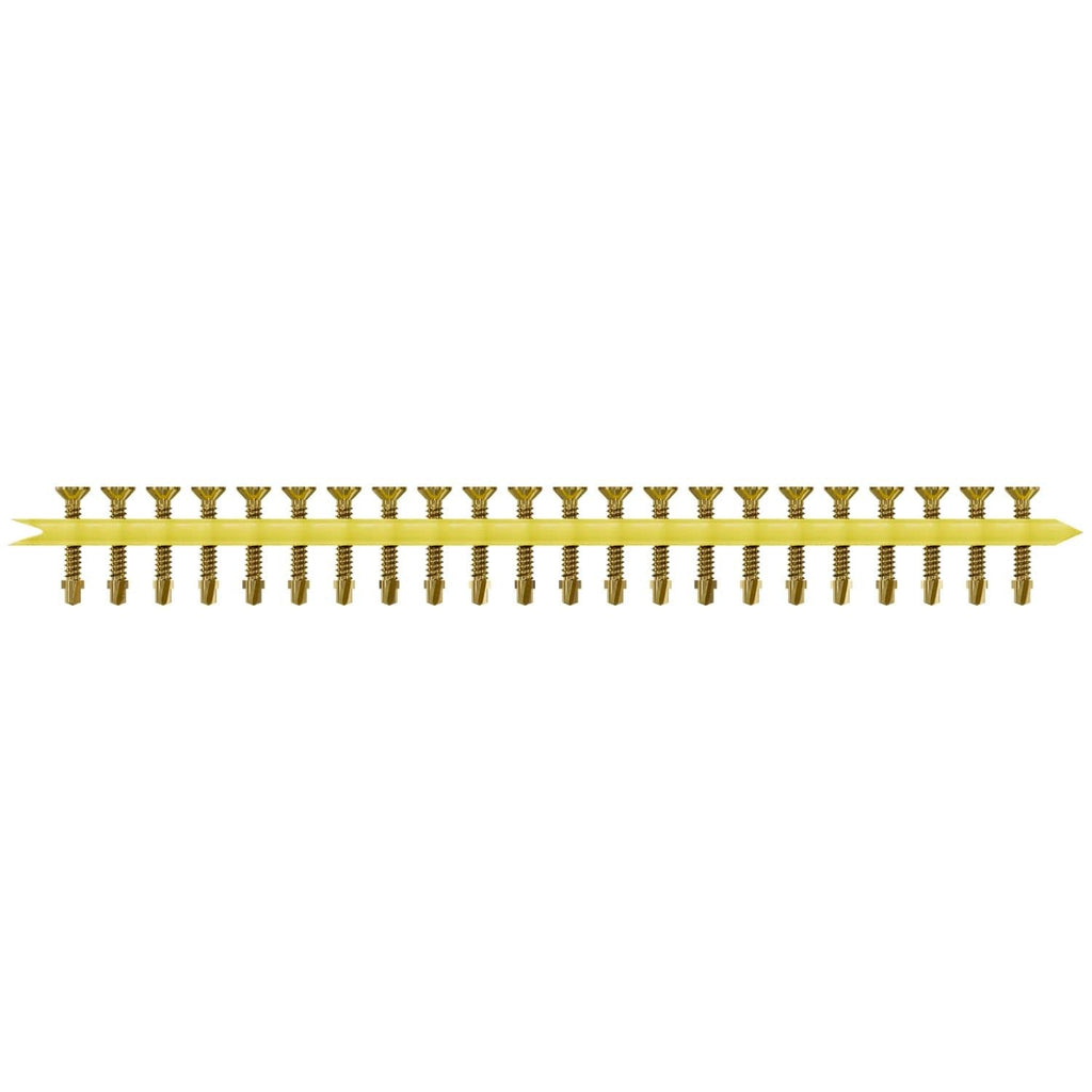 Simpson Strong-Tie TB1440S Strong-Drive TB WOOD-TO-STEEL Screw (Collated), #14 x 1-9/16-in. Yellow Zinc, 1000-Pack