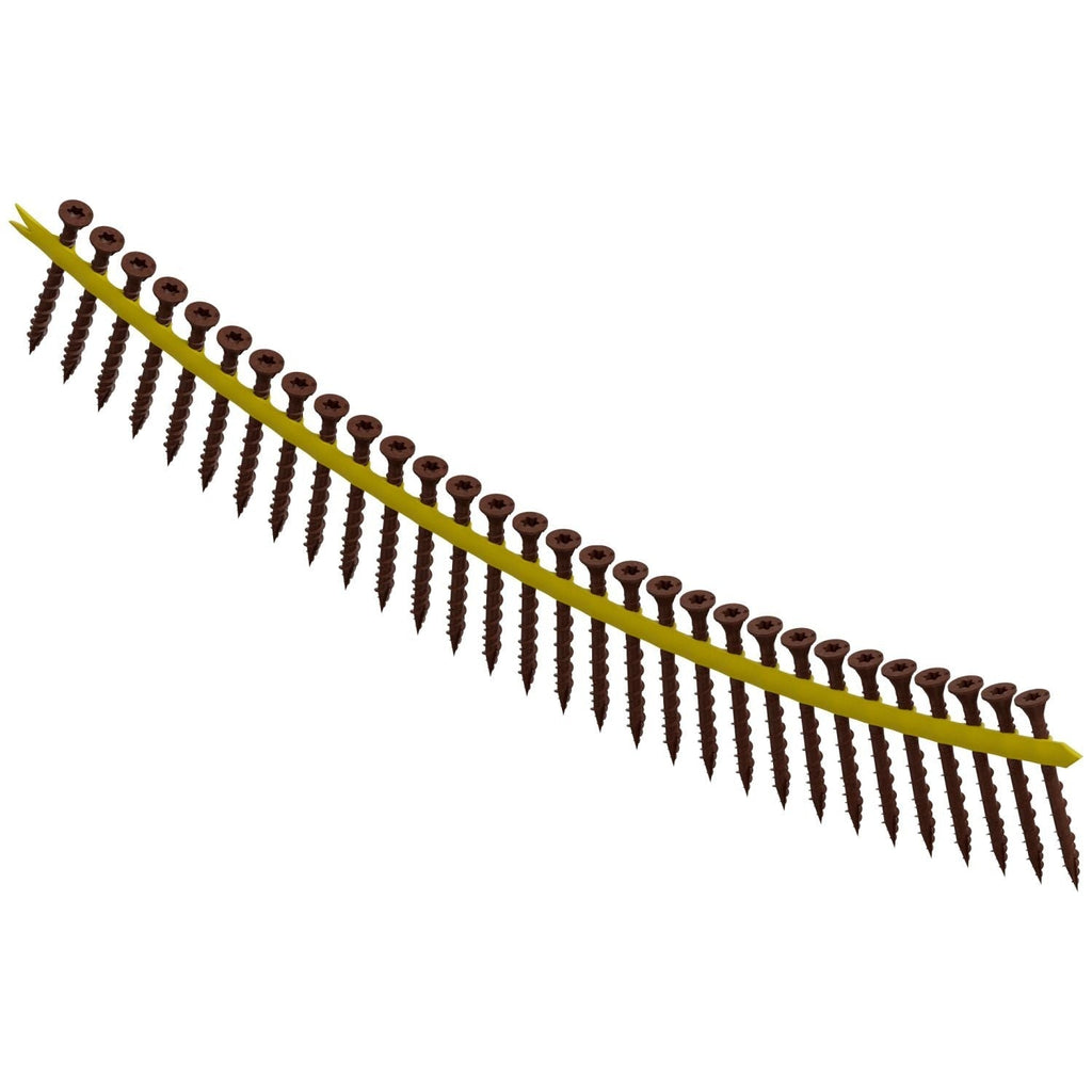 Simpson Strong-Tie DSVR2S Deck-Drive DSV WOOD Screw (Collated), #10 x 2-in. T25 6-Lobe, Red, 1500-Pack