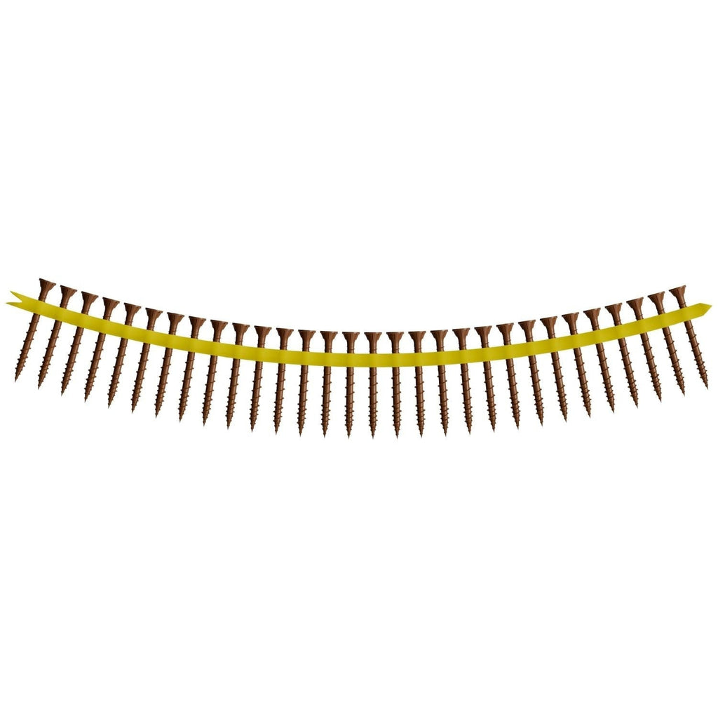 Simpson Strong-Tie DSVR2S Deck-Drive DSV WOOD Screw (Collated), #10 x 2-in. T25 6-Lobe, Red, 1500-Pack