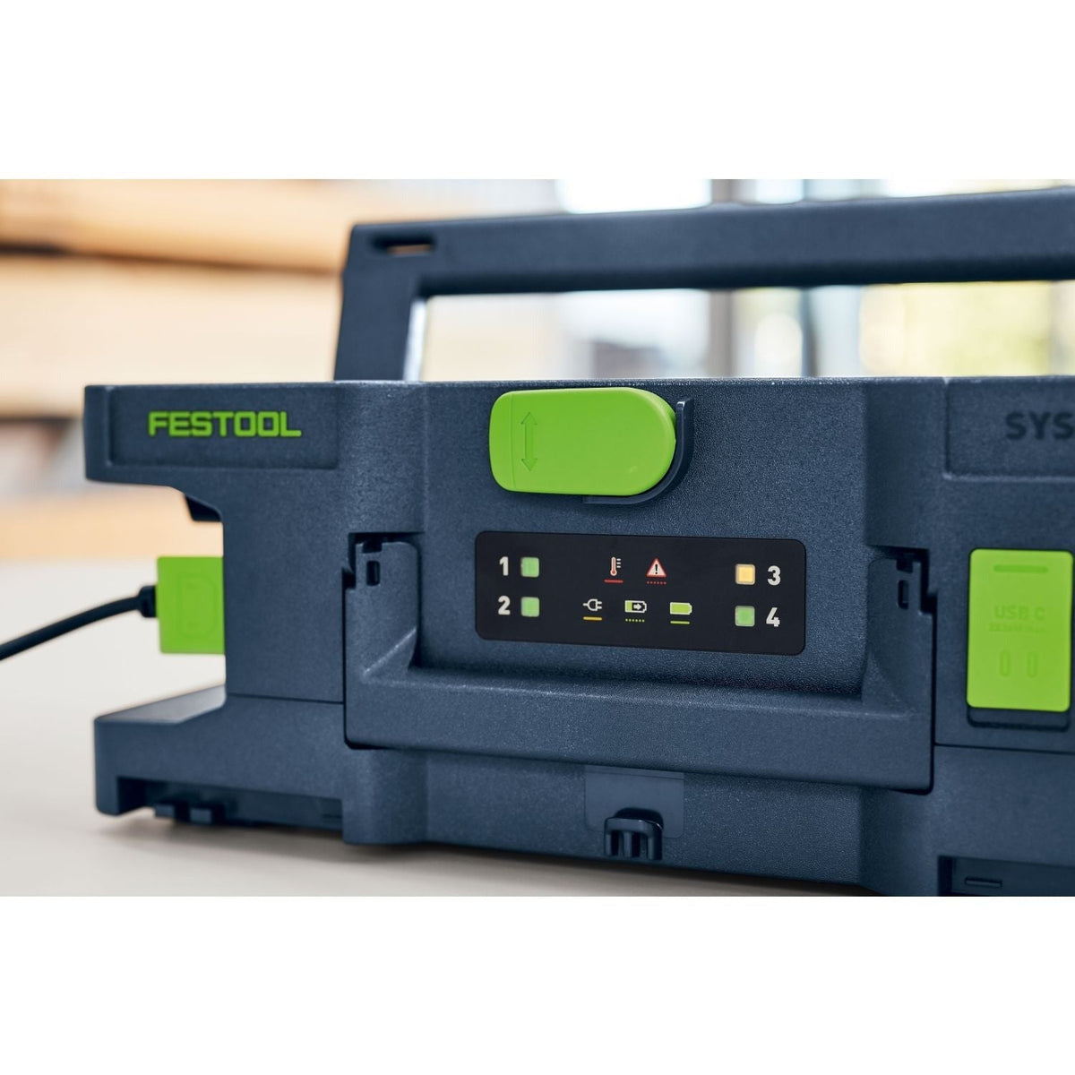 Festool Systainer 6/4 Multi-Bay Rapid Charger for 18V Batteries, SYS-MC (578501)