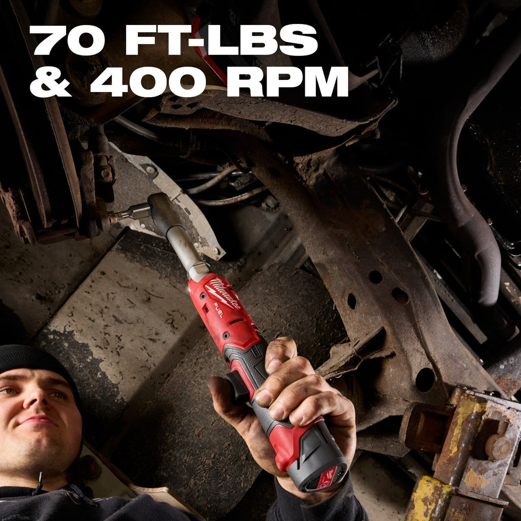 Milwaukee M12 FUEL 3/8-in. Extended Reach Ratchet (3059-20)