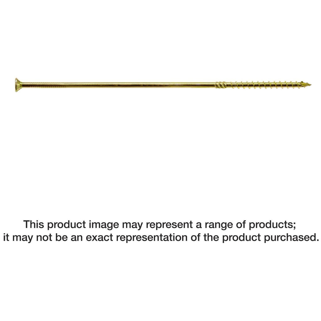 Simpson Strong-Tie SDCP221134 Strong-Drive SDCP TIMBER-CP Screw, 0.315-in. x 11-3/4-in. T40, Yellow Zinc, 250-Pack