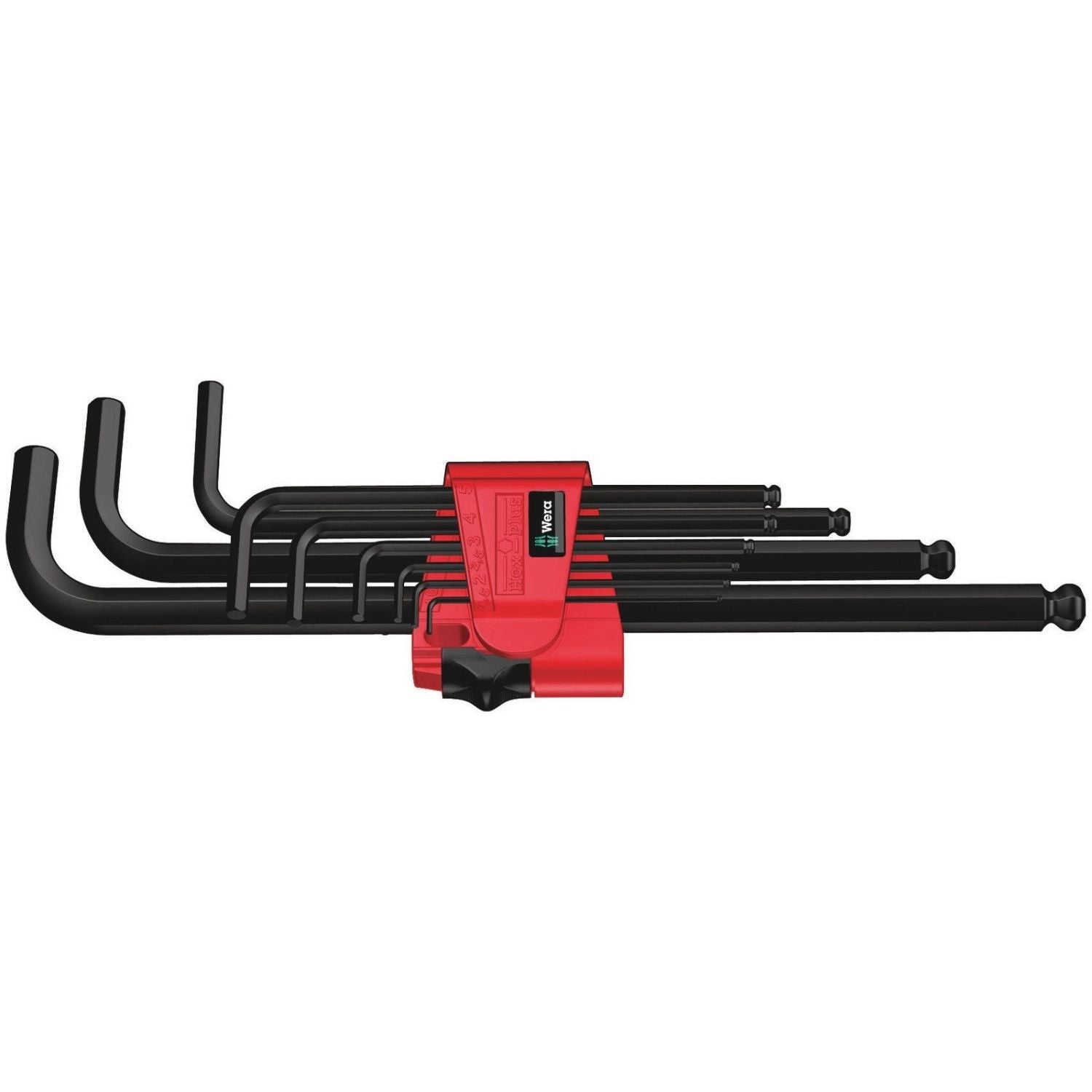 Wera 950/9 Hex-Plus 6 L-Key Set, Metric, Blacklaser, 9-Pieces