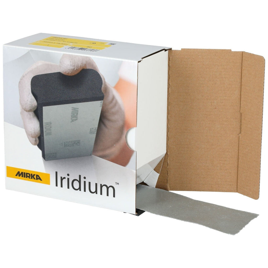 Mirka Iridium 2.75-in. x 60-ft. 80 Grit PSA Sanding Roll for Universal Sanding (24-574-080)