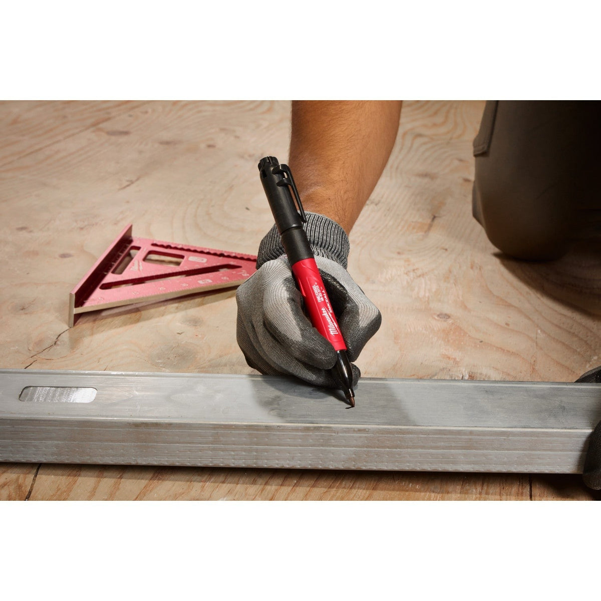 Milwaukee 48-22-3113 INKZALL Double-Sided Black Fine Point & Chisel Tip Jobsite Marker