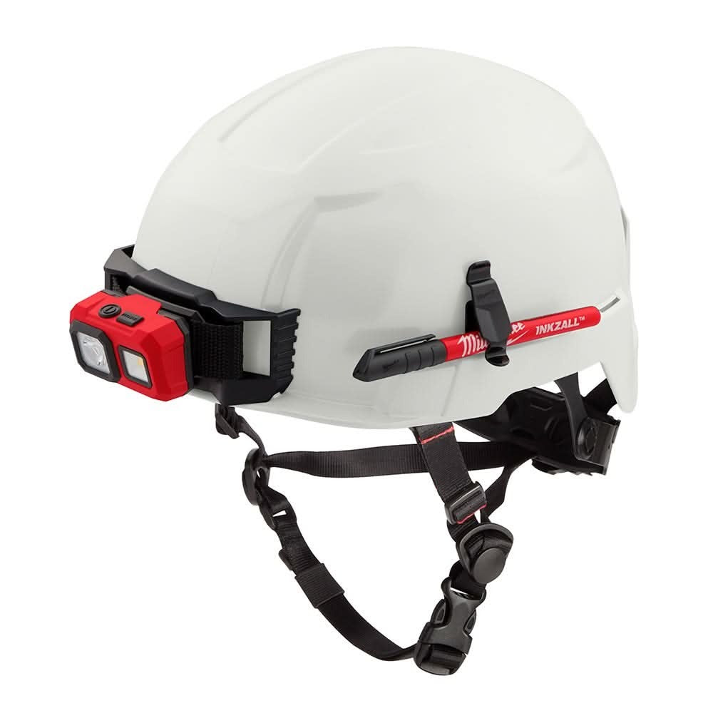 Milwaukee 48-73-1301 White Safety Helmet - Type 2, Class E