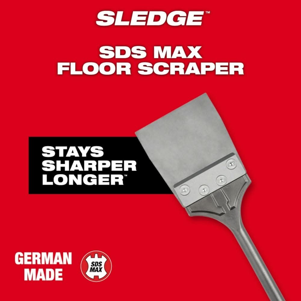 Milwaukee 48-62-4096 SDS-MAX SLEDGE Floor Scraper