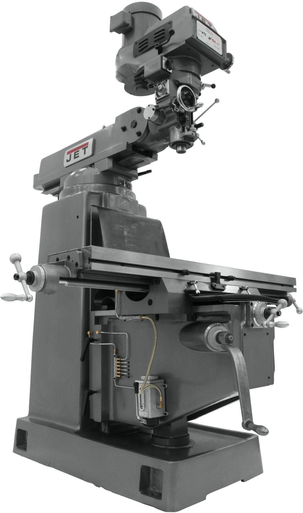 Jet Tools 690629 JTM-1050EVS2/230 Mill With 3-Axis Acu-Rite 200S DRO (Quill) With X-Axis Powerfeed