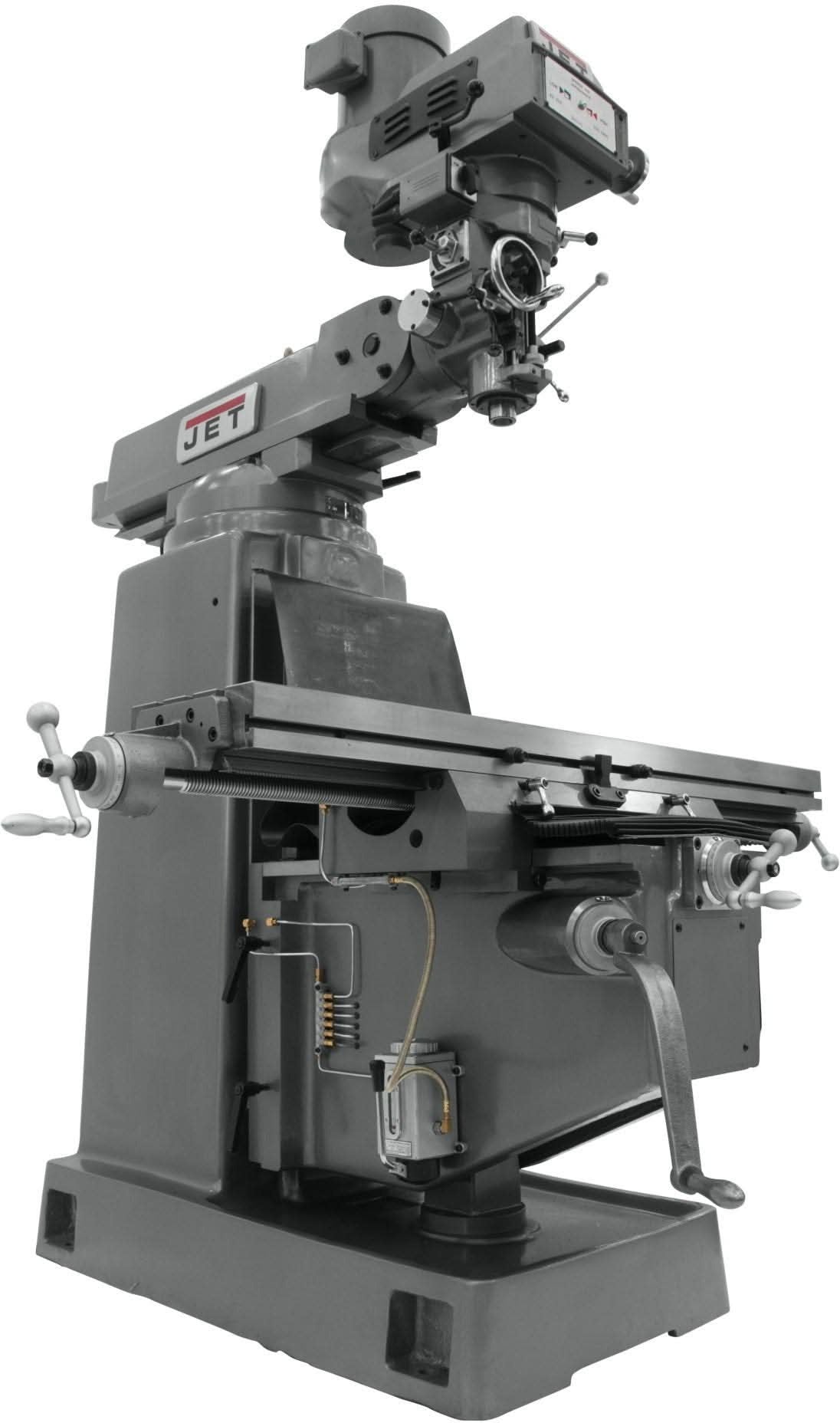 Jet Tools 690629 JTM-1050EVS2/230 Mill With 3-Axis Acu-Rite 200S DRO (Quill) With X-Axis Powerfeed