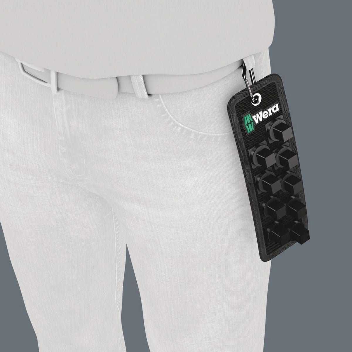 Wera Belt C Impaktor (Textile Belt), 9 Location, Unloaded, 71x210-mm.
